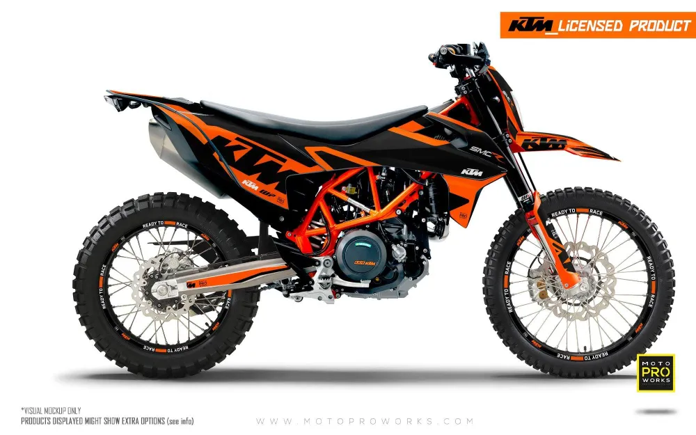 KTM DEKOR - 690 SMC-R "Mounty" (Black/Orange)