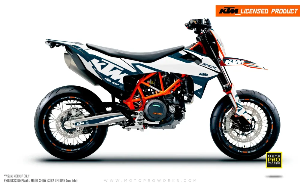 KTM DEKOR - 690 SMC-R "Mounty" (Blue/White)