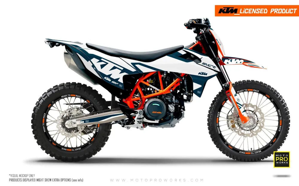 KTM DEKOR - 690 SMC-R "Mounty" (Blue/White)