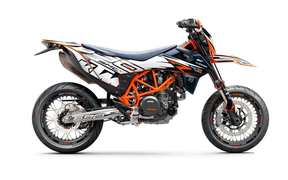 KTM DEKOR - 690 SMC-R "Quickshift" (Sort/Mønster)