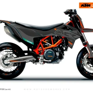 KTM DEKOR - 690 SMC-R "Racer" (Grå)