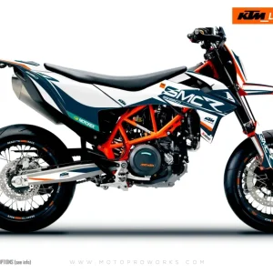 KTM DEKOR - 690 SMC-R "Racer" (Blue/White/Orange)