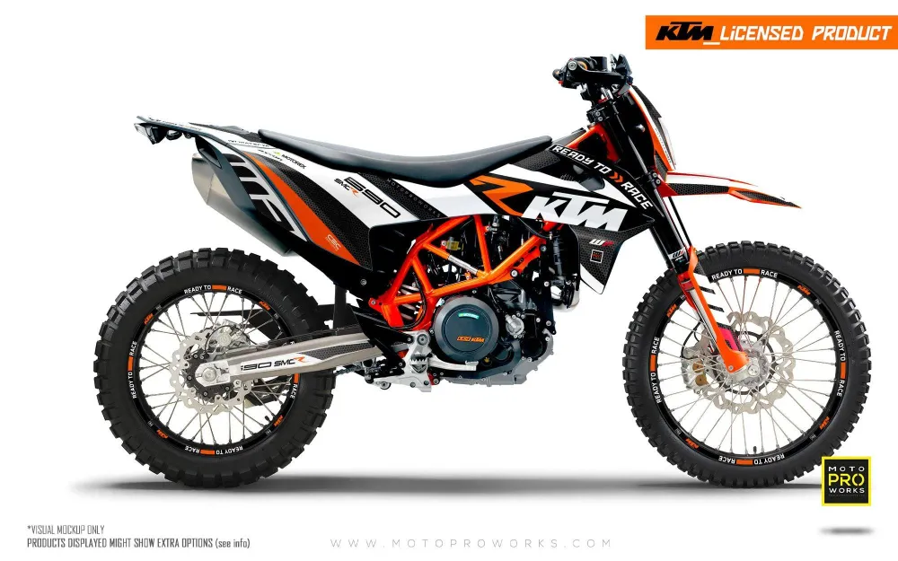 KTM DEKOR - 690 SMC-R "RR-Tech" (Hvid)