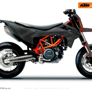 KTM DEKOR - 690 SMC-R "Script" (Grå)