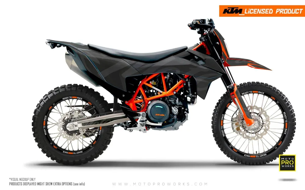 KTM DEKOR - 690 SMC-R "Script" (Grå)