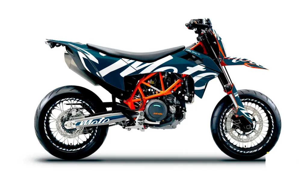 KTM DEKOR - 690 SMC-R "Script" (Blå)