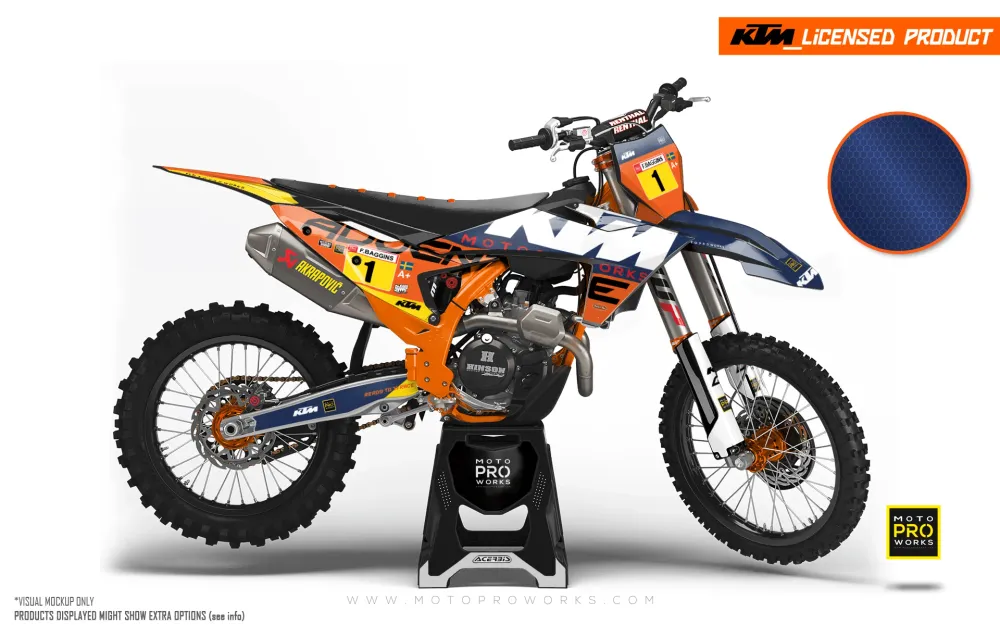 KTM DEKOR - EXC/SX / 450 SMR 2023-2024 "Waypointer" (Dawn/Honeycomb)
