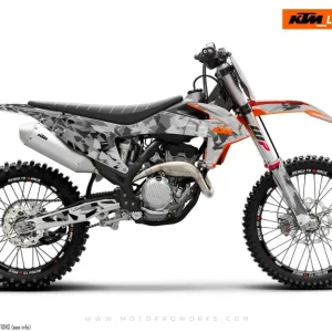 KTM DEKOR - EXC/SX "Flake" (Sort/Grå)