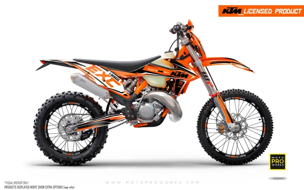 KTM DEKOR - EXC/SX "Jet" (Sort/Orange)