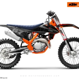 KTM DEKOR - EXC/SX "Topography" (Black)