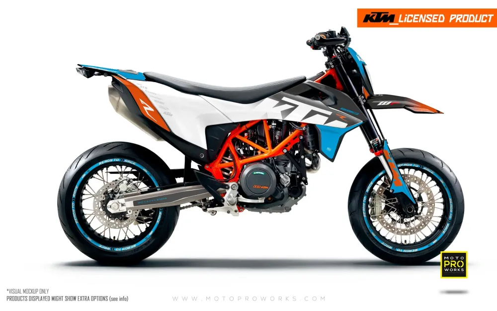 KTM DEKOR - "Ghost" (Blå/Orange)