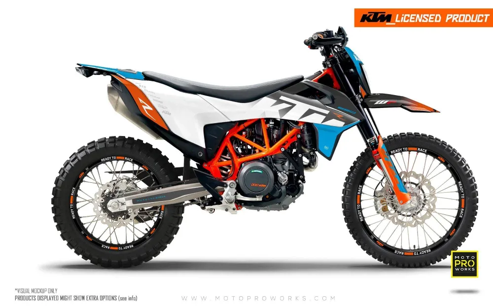 KTM DEKOR - "Ghost" (Blå/Orange)