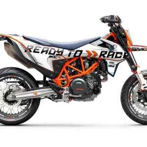 KTM ENDURO DEKOR - "Ready2Race-Trace" (Hvid)