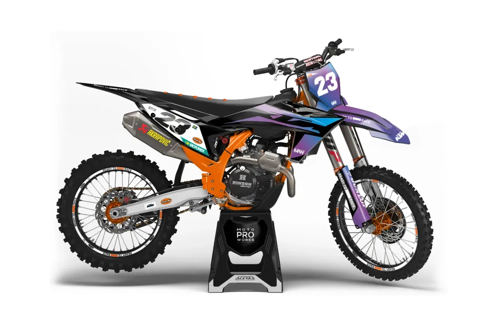 KTM EXC / EXC-F DEKOR - "OnTrack" (Sort/Gradient)
