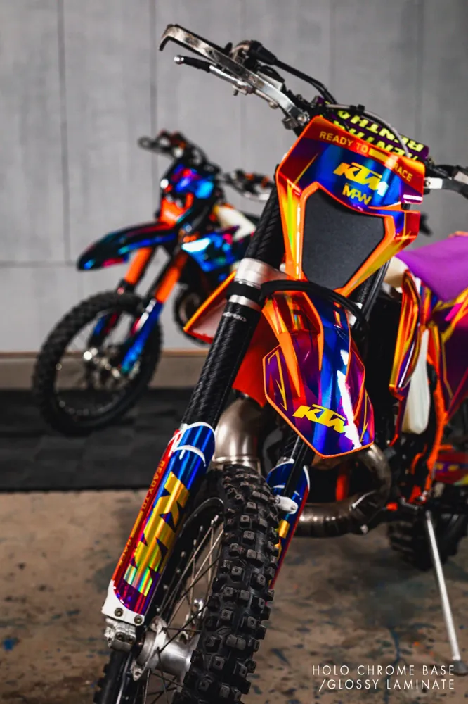 KTM EXC / EXC-F DEKOR - "Veltrix" (Orange)