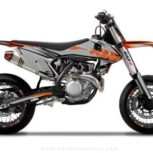 KTM EXC/SX/XC DEKOR - "KANT" (grå)