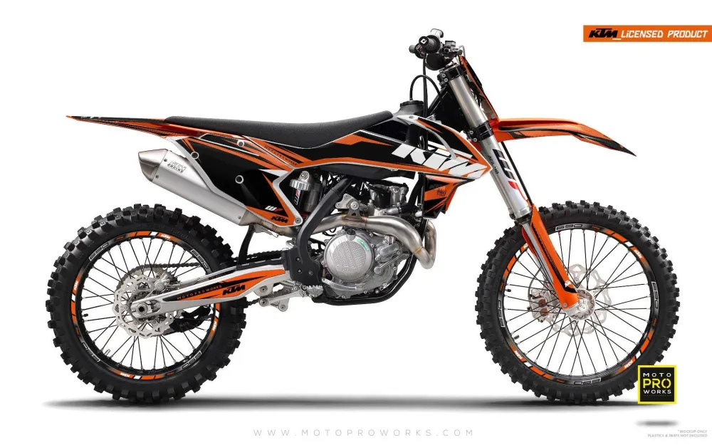 KTM EXC/SX/XC DEKOR - "KANT" (orange)