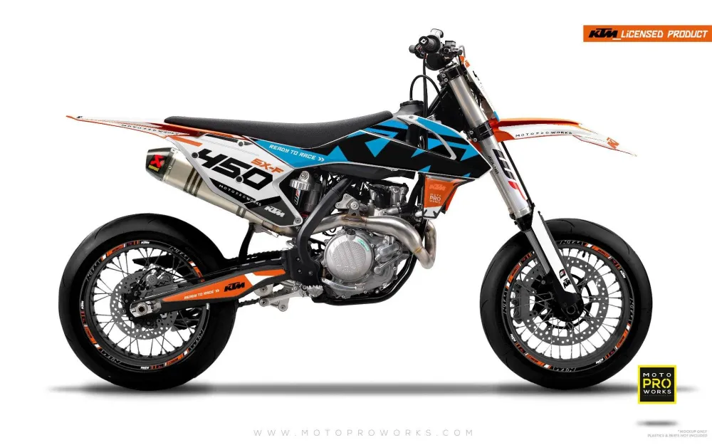 KTM EXC/SX/XC DEKOR - "READYONE" (blå)