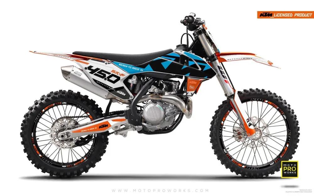 KTM EXC/SX/XC DEKOR - "READYONE" (blå)