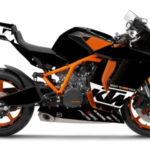 KTM RC8 1190 2011-2015 DEKOR - "Grid" (Sort/Orange)