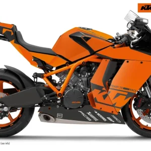 KTM RC8 1190 2011-2015 DEKOR - "Grid" (Orange/Grå)