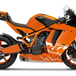 KTM RC8 1190 2011-2015 DEKOR - "Grid" (Orange/Hvid)