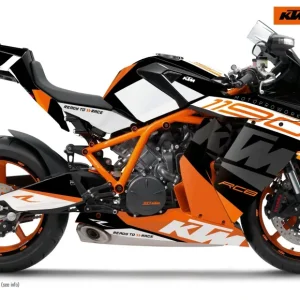 KTM RC8 1190 2011-2015 DEKOR - "Torque" (Hvid/Sort/Orange)