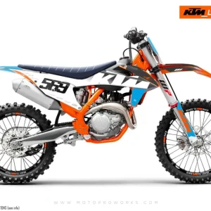 KTM SX / SX-F DEKOR - "Ghost" (Blå/Orange)