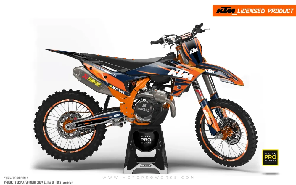 KTM XC / XC-F / XC-W DEKOR - "Colibri" (Orange)
