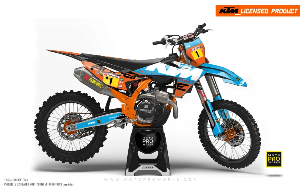 KTM XC / XC-F / XC-W DEKOR - "Waypointer" (Ocean)