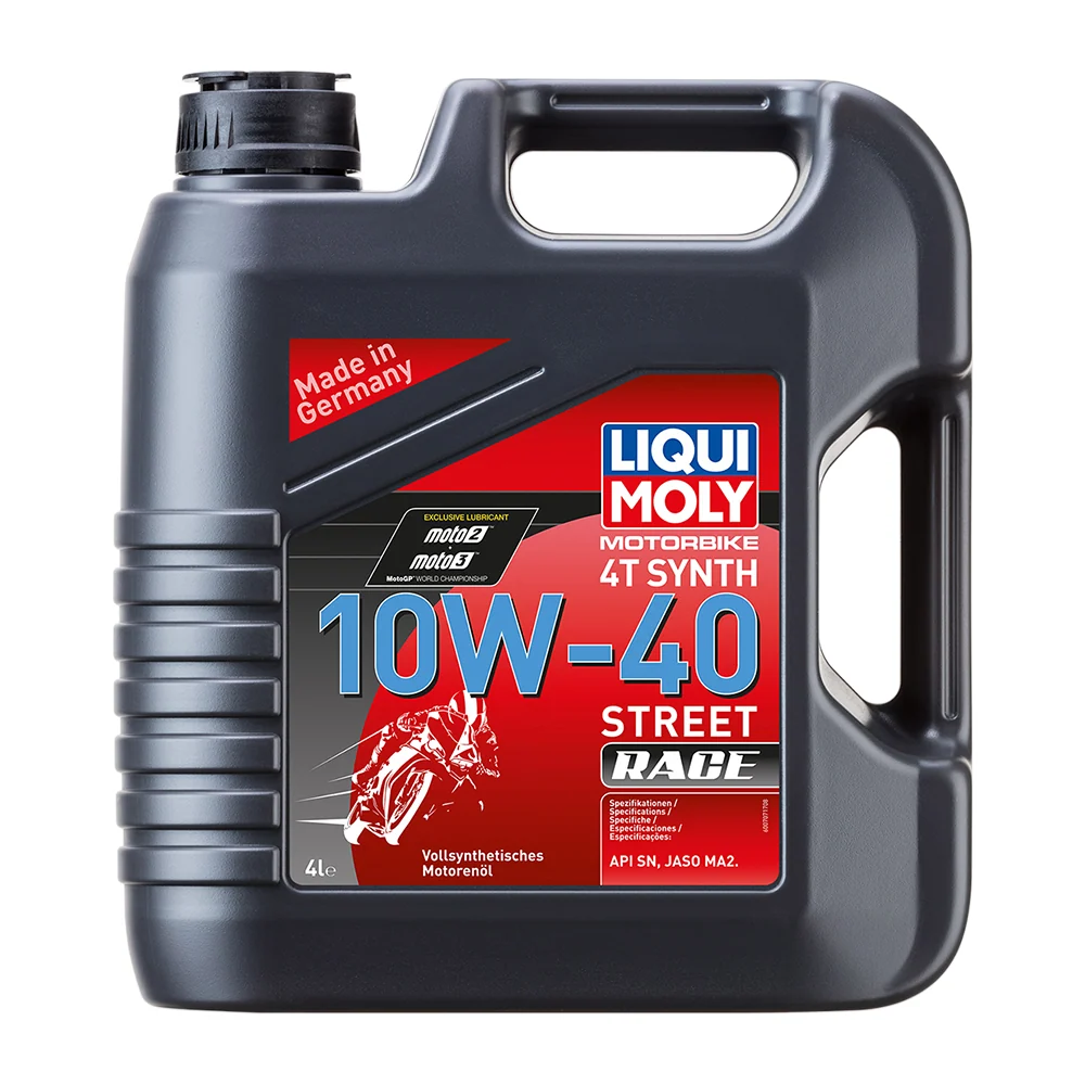 Liqui Moly Motorolie Syntetisk 4T 10W-40 Street Race 4L