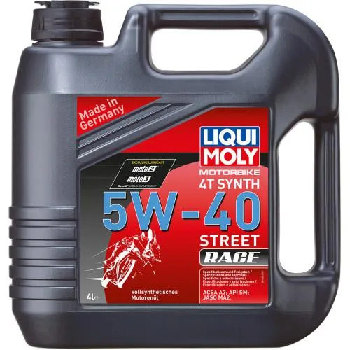 Liqui Moly Motorolie Syntetisk 4T 5W-40 Street Race 1L