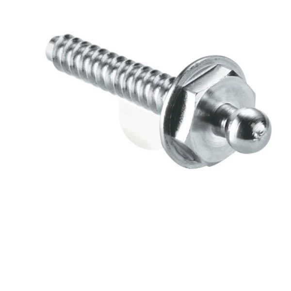 Loxx, Tap med selvskærende skrue 4,2x16mm, 10 stk, Forkniklet messing