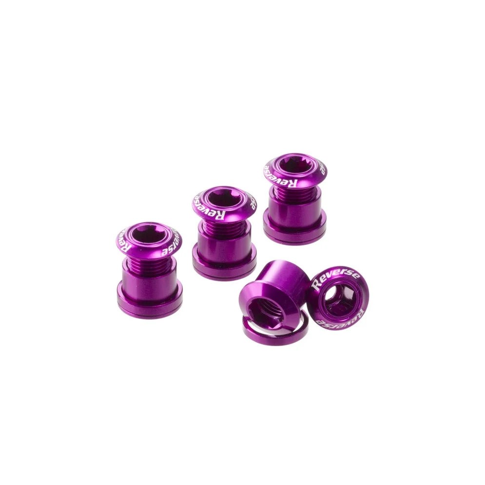 Sæt med 4 REVERSE COMPONENTS skorstensskruer Violet