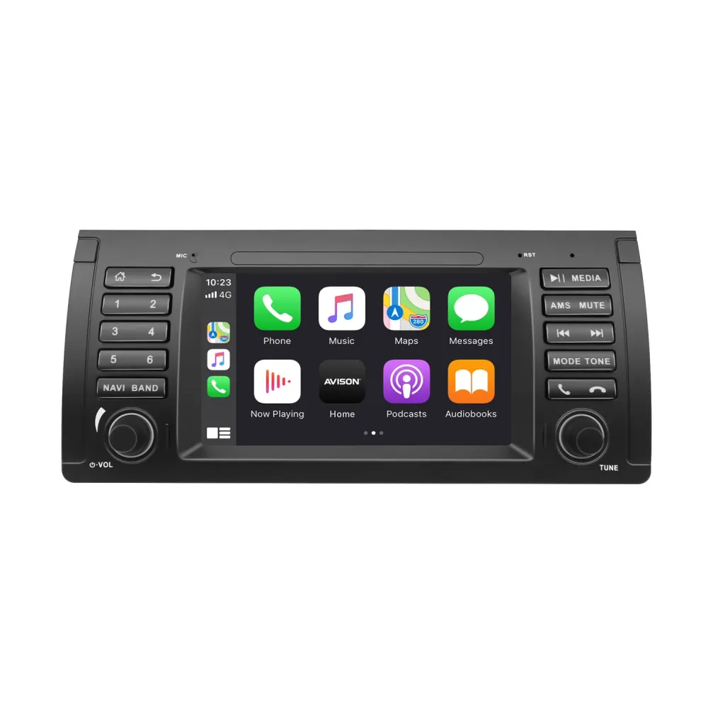 Navigation til BMW E39 E53 | Carplay | Android | DAB+ | Bluetooth