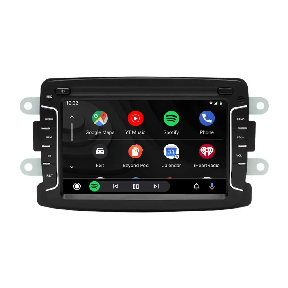 Navigation til Dacia Renault | Carplay | Android Auto | DAB+ | Bluetooth