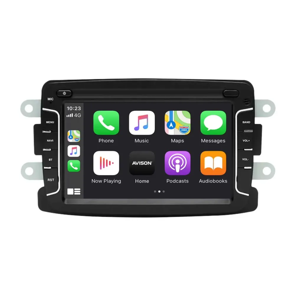 Navigation til Dacia Renault | Carplay | Android Auto | DAB+ | Bluetooth