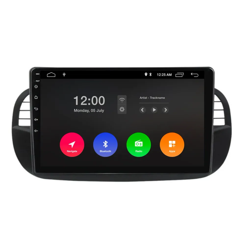 Navigation til Fiat 500 | CarPlay | Android Auto | DAB+ | Bluetooth
