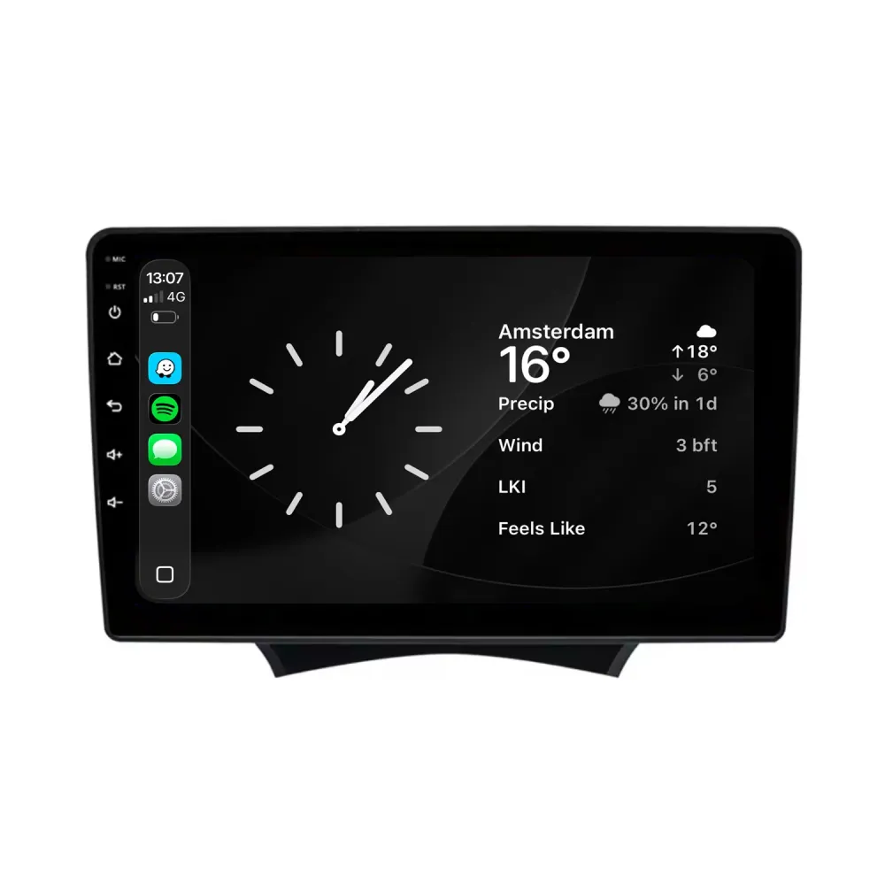 Navigation til Ford Ka 2008-2016 | CarPlay | Android Auto | WIFI | Bluetooth | QLED