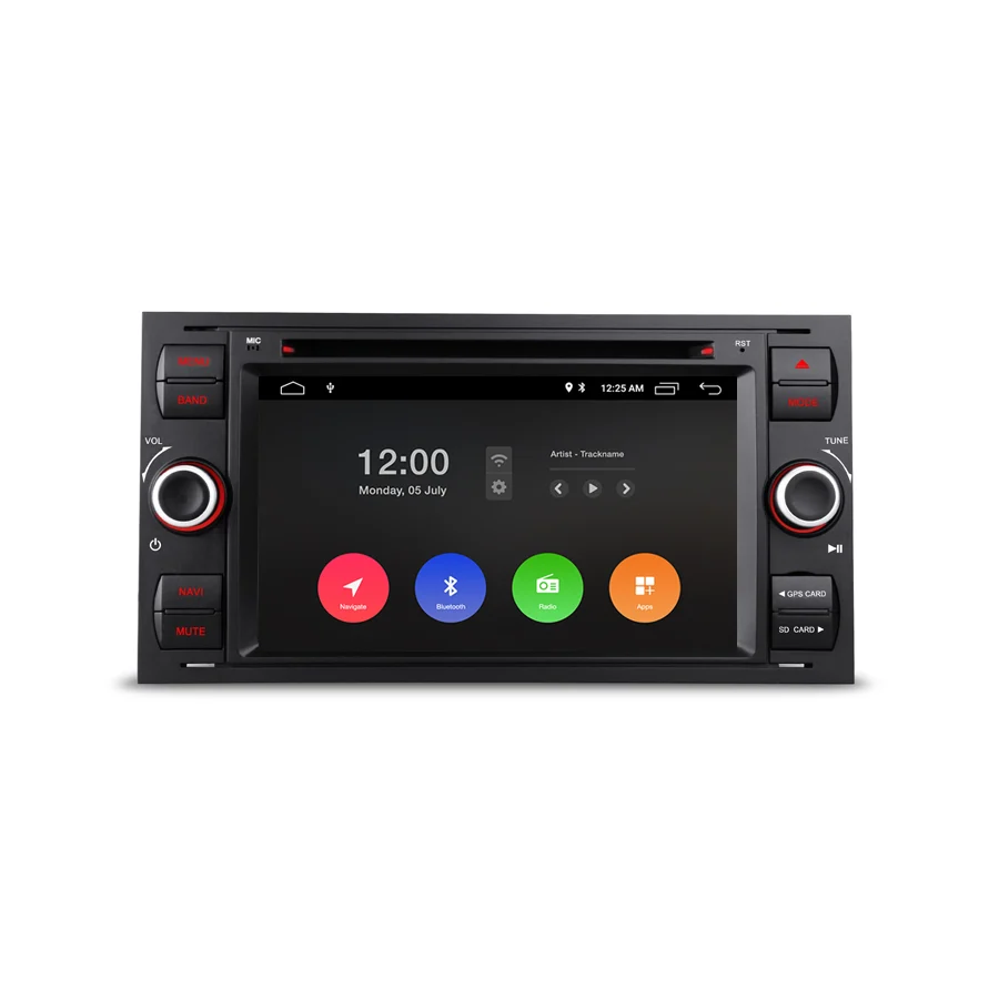 Navigation til Ford 7 "| CarPlay | Android Auto | DAB+ | Bluetooth