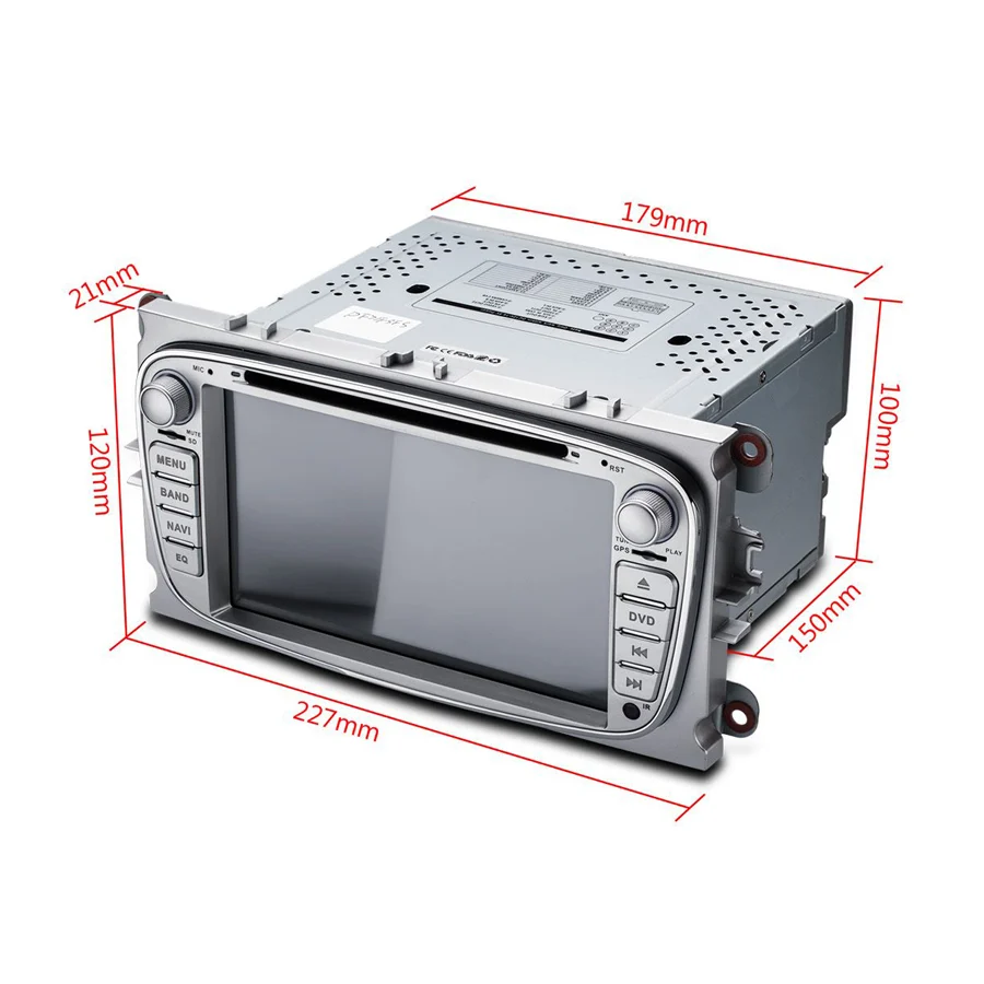 Navigation til Ford Silver Oval 7" | CarPlay | Android | DAB+ | Bluetooth | 64GB