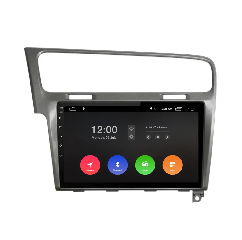 Navigation til VW Golf 7 | Carplay | Android | DAB+ | Bluetooth | 64 GB | Grå