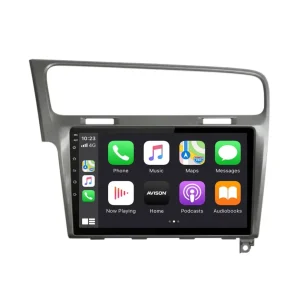 Navigation til VW Golf 7 | Carplay | Android | DAB+ | Bluetooth | 64 GB | Grå