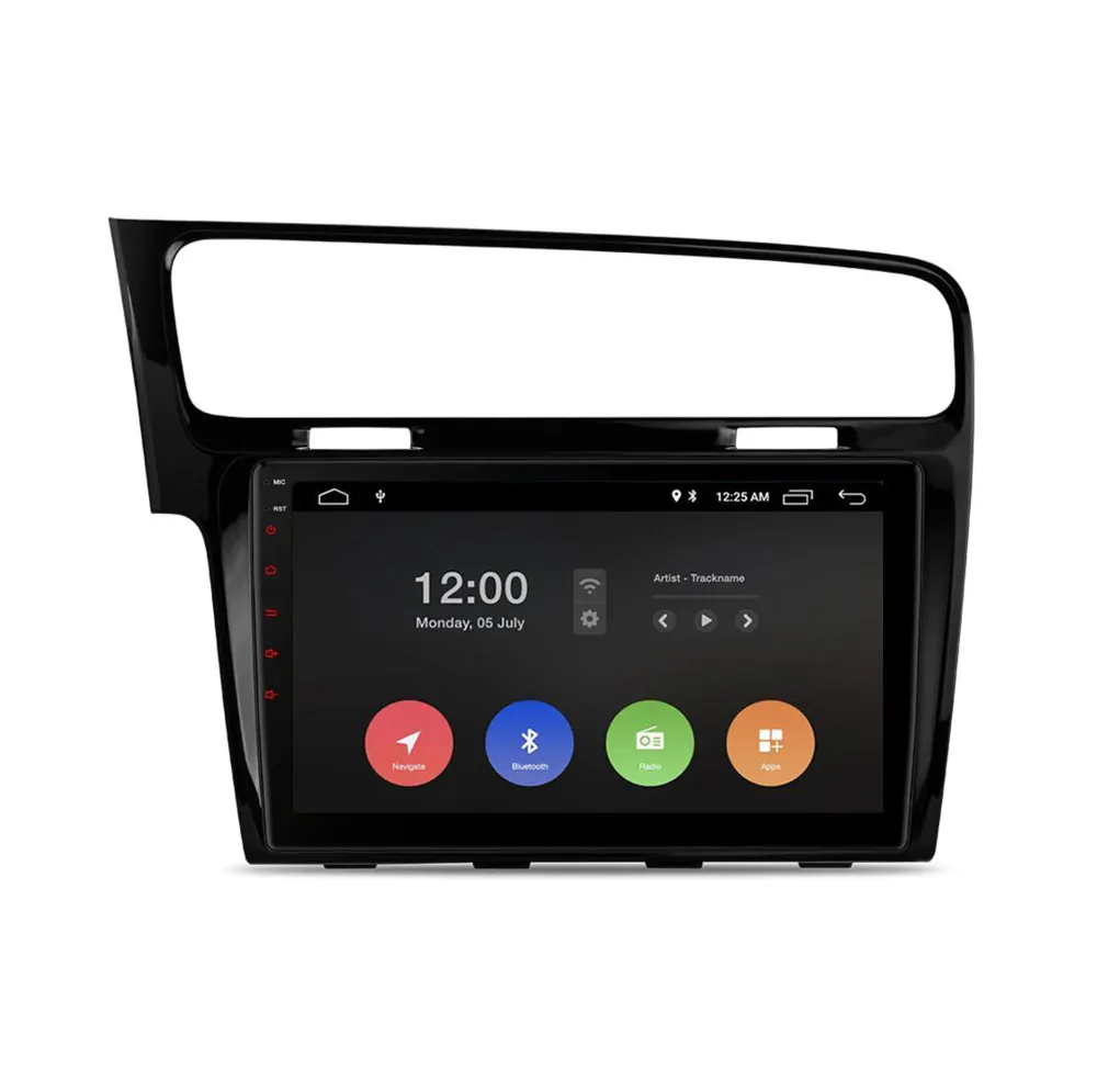 Navigation til VW Golf 7 | Carplay | Android | DAB | Bluetooth | 64 GB | Sort