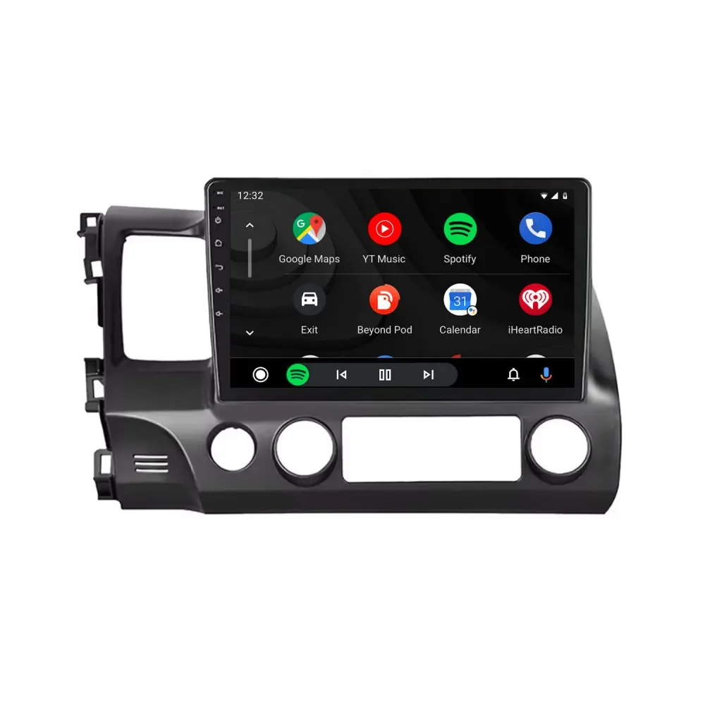 Navigation til Honda Civic 2006-2011 | CarPlay | Android Auto | WIFI | Bluetooth | QLED | XR4