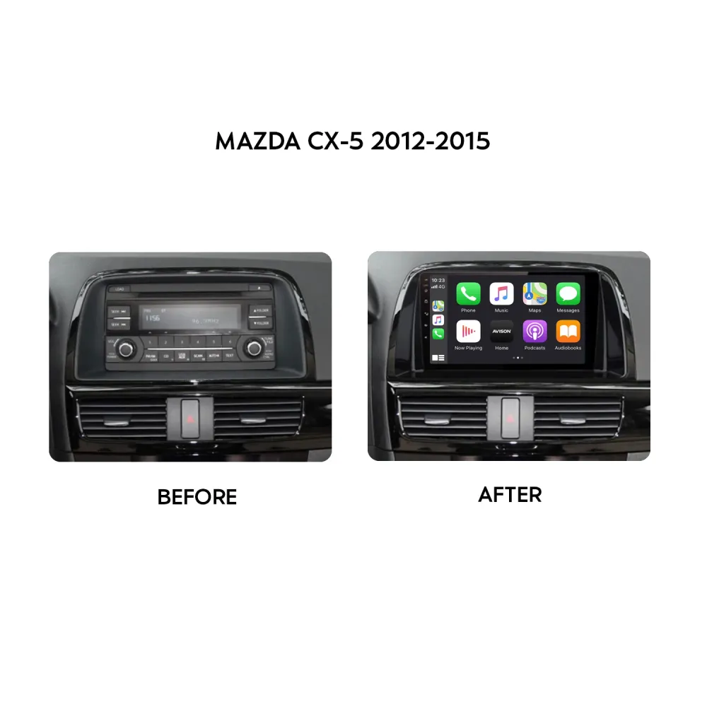Navigation til Mazda CX5 2012-2015 | Carplay | Android Auto | DAB | Bluetooth | XR4
