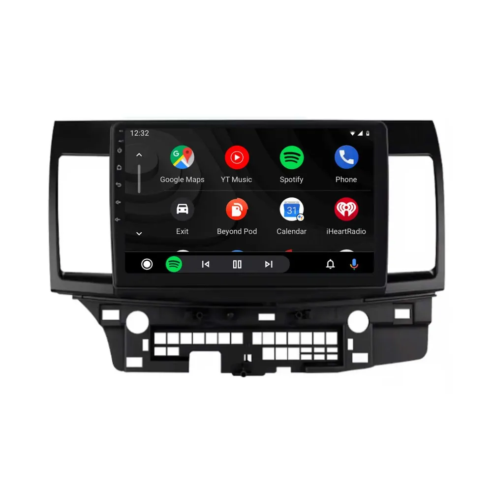 Navigation til Mitsubishi Lancer 2007-2017 | CarPlay | Android Auto | WIFI | Bluetooth | QLED | XR4