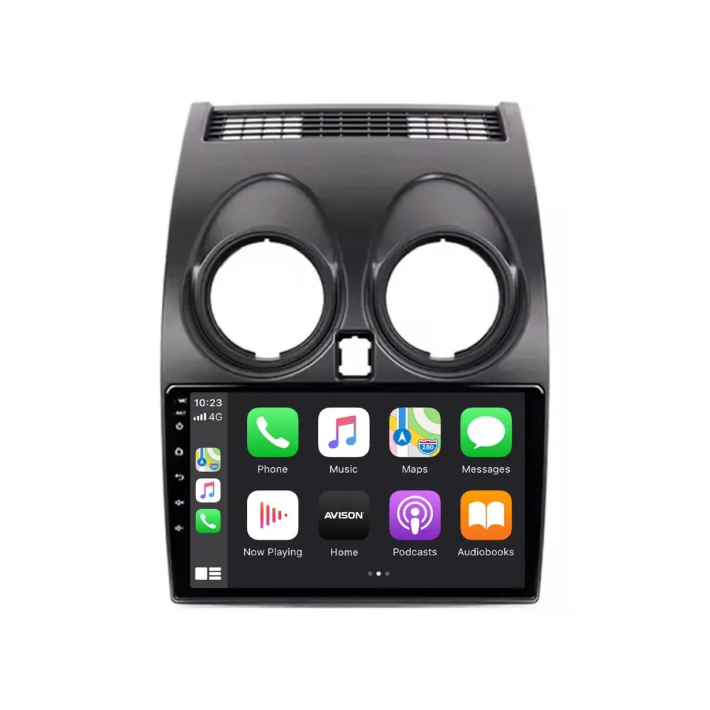 Navigation til Nissan Qashqai J10 | Carplay | Android | DAB+ | Bluetooth | WIFI | XR4