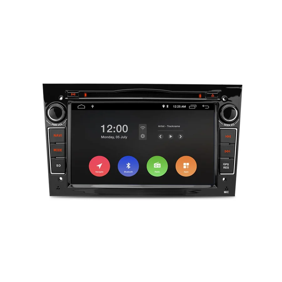 Navigation til Opel Sort 7" | Carplay | Android | DAB+ | Bluetooth | WIFI