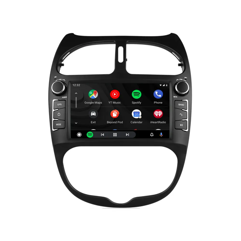 Navigation til Peugeot 206 206CC | Carplay | Android | DAB | Bluetooth